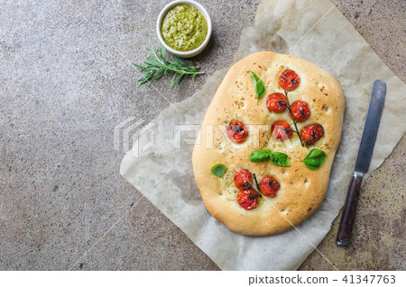 Traditional Italian Focaccia Traditional Italian Focaccia 41347763