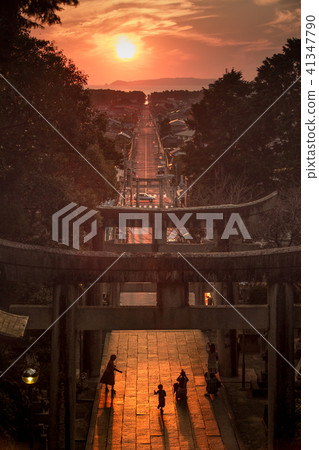 Evening scenery from Miyaji Dake Shrine 41347790