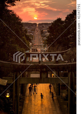 Evening scenery from Miyaji Dake Shrine 41347791