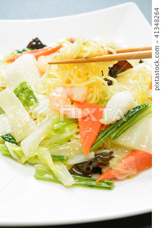 美味的海鮮炒麵 41348264