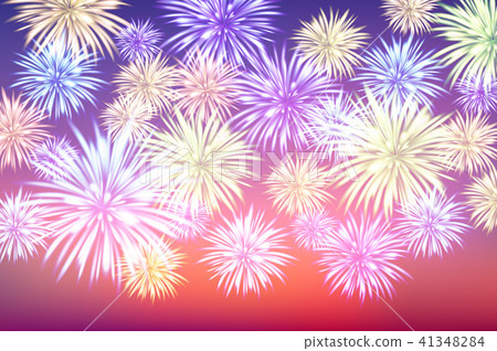 Fireworks and copy space - abstract holiday 41348284