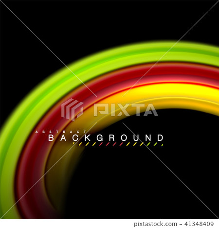 Fluid mixing colors vector wave abstract background design. Colorful mesh waves Fluid mixing colors vector wave abstract background design. Colorful mesh waves 41348409