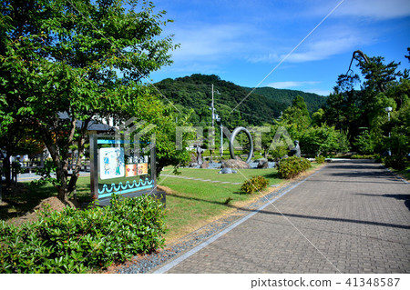 Tango Peninsula · Urashima Shrine · Landscape of park of parking lot (1) Tango Peninsula · Urashima Shrine · Landscape of park of parking lot (1) 41348587
