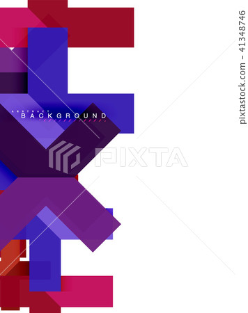 Multicolored abstract geometric shapes, geometry background for web banner Multicolored abstract geometric shapes, geometry background for web banner 41348746