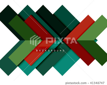 Multicolored abstract geometric shapes, geometry background for web banner 41348747