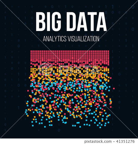 Creative vector illustration of BIG DATA analysis of Information. Science and technology background Creative vector illustration of BIG DATA analysis of Information. Science and technology background 41351276