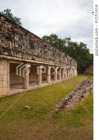Majestic ruins Maya city in Uxmal,Mexico. Majestic ruins Maya city in Uxmal,Mexico. 41351414