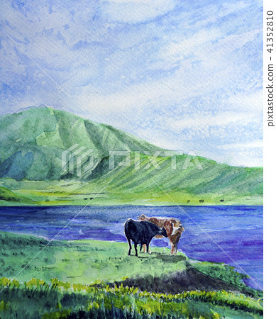 Ranch Asoyama牛肉放牧草senri 41352810