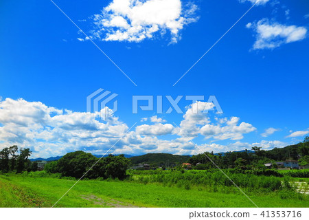 Blue sky and country landscape 13 Blue sky and country landscape 13 41353716