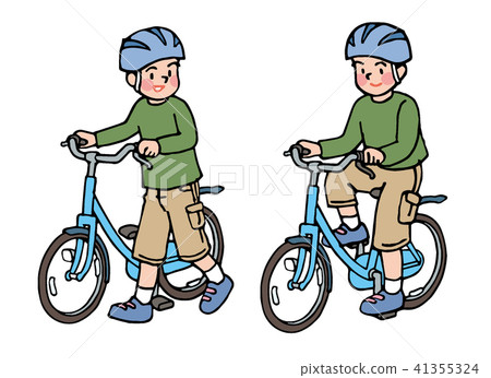 Bicycle and boy 41355324