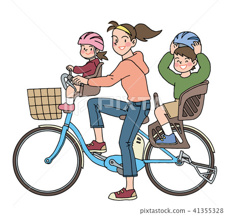 Tandem with child online seat