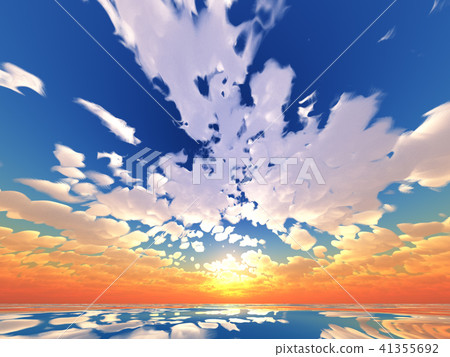 Wind and clouds with the sea Wind and clouds with the sea 41355692