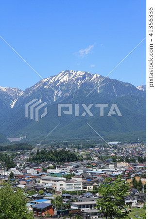 長野縣大豆町,初夏的北阿爾卑斯山腳下 長野縣大豆町,初夏的北阿爾卑斯山腳下 41356336