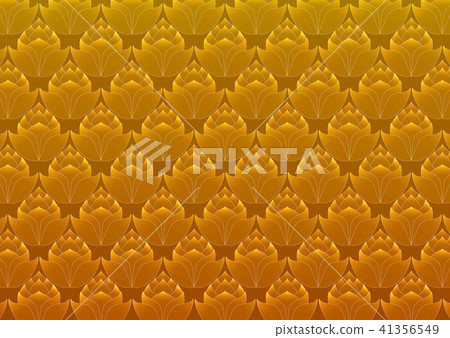 Gold Floral Pattern Background Stock Vector Art More Images Of