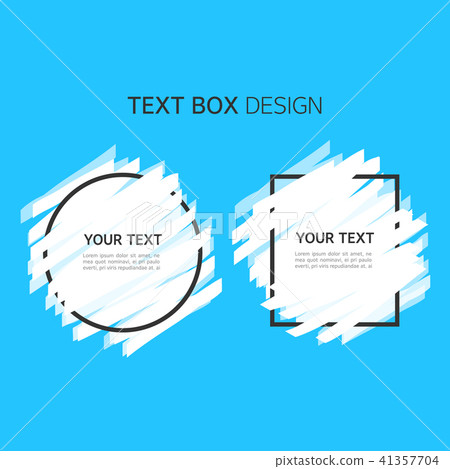 Brush text box - Stock Illustration [41357704] - PIXTA