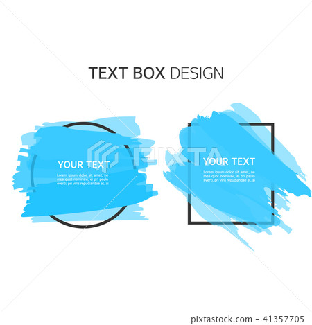 Brush text box - Stock Illustration [41357705] - PIXTA