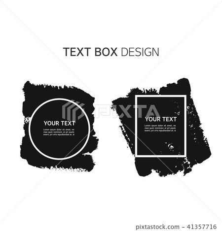 Brush text box - Stock Illustration [41357716] - PIXTA