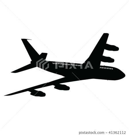 Airplane silhouette 41362112