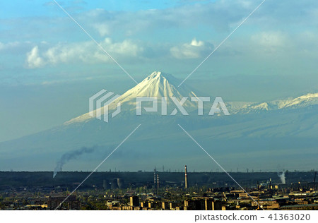 View of the majestic Mount Ararat. View of the majestic Mount Ararat. 41363020