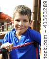 Happy child at the playground 41363289