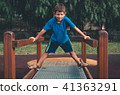 Happy child at the playground 41363291