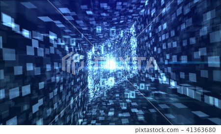 Abstract rhombus looking blue background 41363680