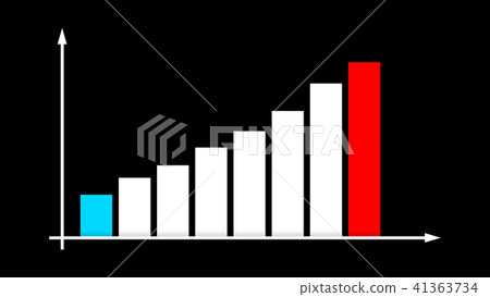 Abstract Colorful Bar Graph Diagram 41363734
