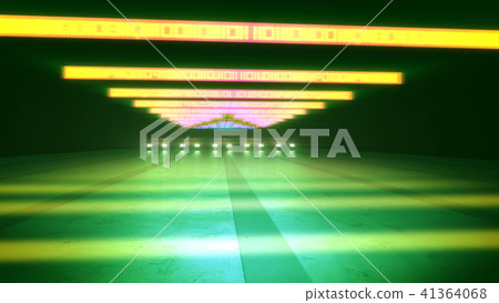Abstract Yellow and Rosy Lines of Subway Abstract Yellow and Rosy Lines of Subway 41364068
