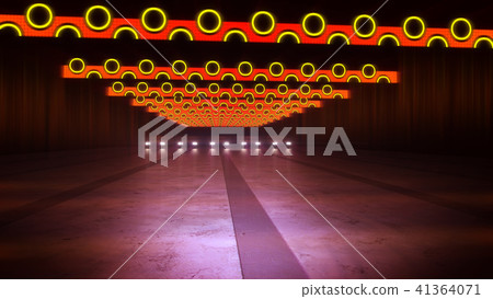 Colorful Spotty Stripes of Subway Road Colorful Spotty Stripes of Subway Road 41364071