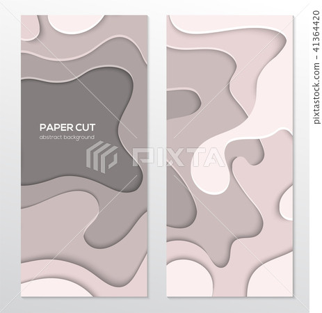 Abstract grey banner - set of vector template illustrations Abstract grey banner - set of vector template illustrations 41364420