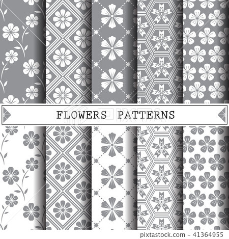 flower vector pattern,pattern fills, web page - Stock Illustration ...