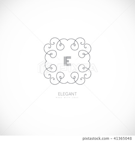 Luxury monogram logo 41365048