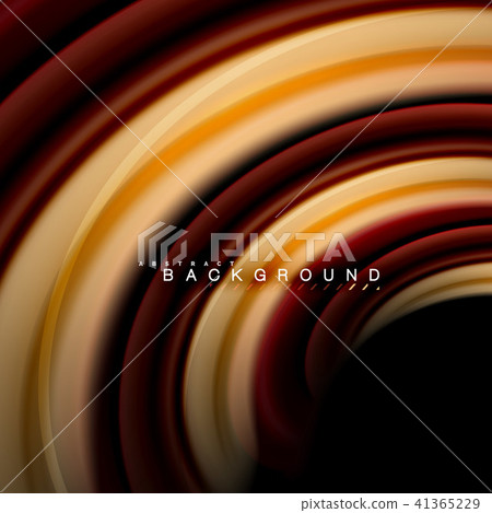 Fluid mixing colors vector wave abstract background design. Colorful mesh waves 41365229