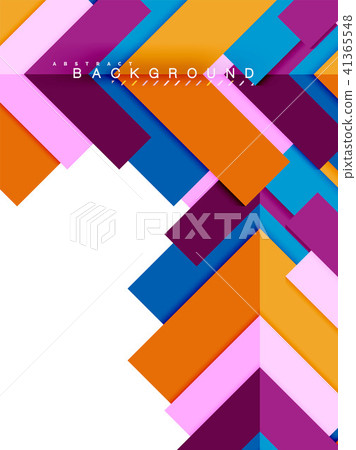 Multicolored abstract geometric shapes, geometry background for web banner Multicolored abstract geometric shapes, geometry background for web banner 41365548