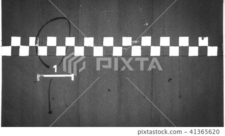 Start and Finish motor race line in circuit Start and Finish motor race line in circuit 41365620