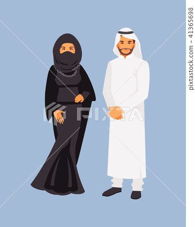 Arabic costume vector 41365698