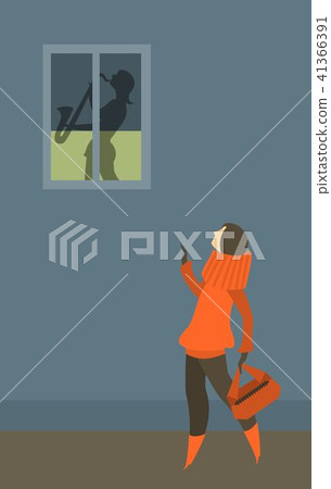 Girl on a walk 41366391