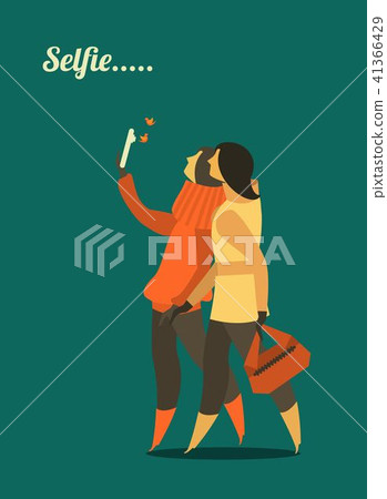 Friends and Selfie Friends and Selfie 41366429