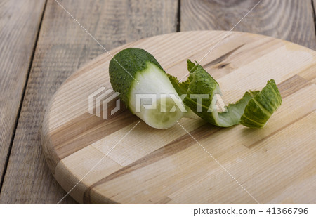 Curls of peelings cucumber 41366796