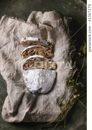 Christmas cake stollen Christmas cake stollen 41367379