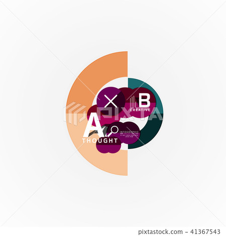 Geometric design abstract option infographics Geometric design abstract option infographics 41367543