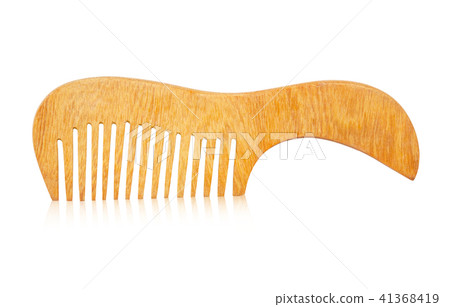Wooden comb isolated. Wooden comb isolated. 41368419