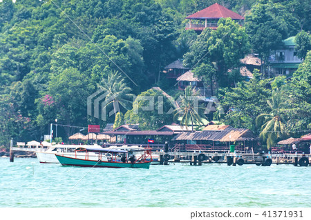 Cambodian coast and beaches near Sihanoukville. Cambodian coast and beaches near Sihanoukville. 41371931