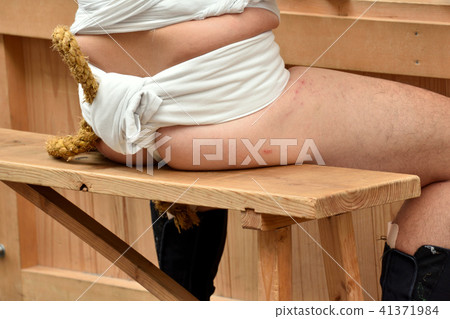 Hakata Gion Yamakasa tightening and rope Hakata Gion Yamakasa tightening and rope 41371984