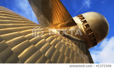 Huge propeller of container ships -3 41372509