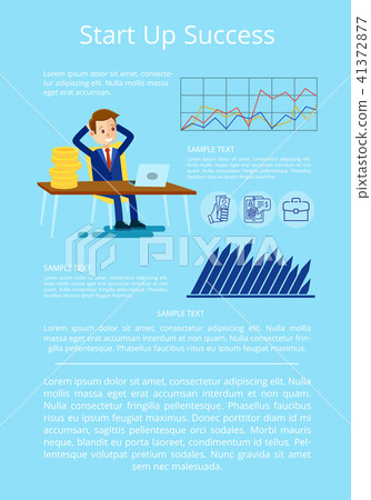 Startup Success Visualization Vector Illustration 41372877