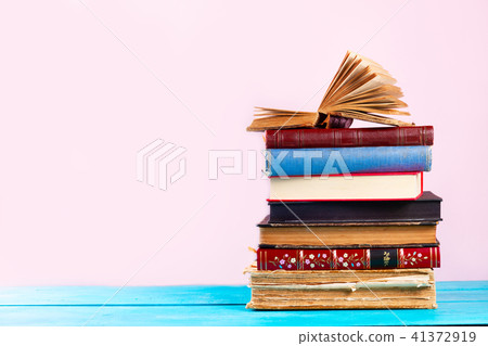 Pile of old books 41372919
