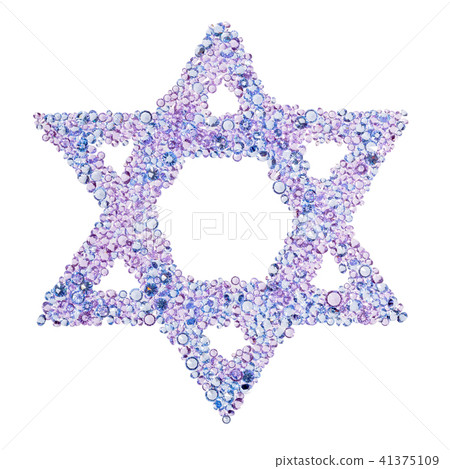 A diamond Star of David 41375109