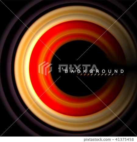 Geometric shapes created with fluid multicolored lines 41375458