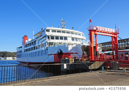 Kanagawa Prefecture Yokosuka City Kurihama Tokyo Bay Ferry stand 41375936